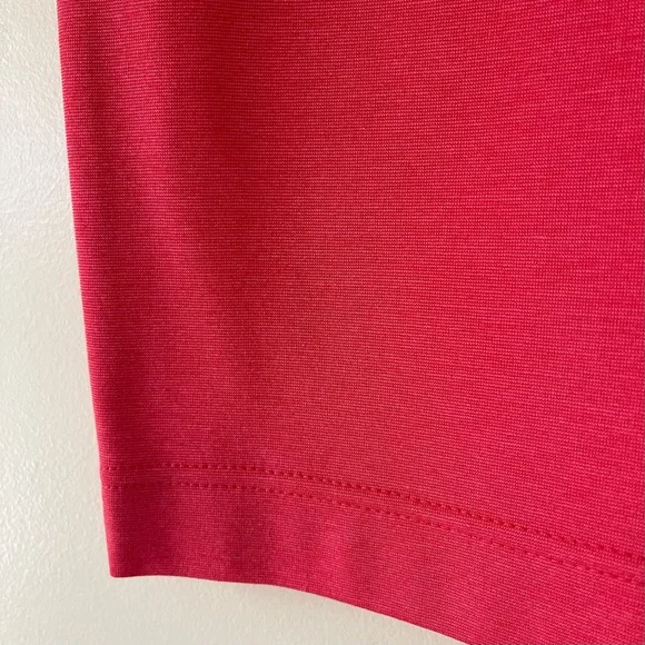 Daphne Women’s Pencil Skirt - Coral Red, Size XS/EU 36 - Picture 3 of 9